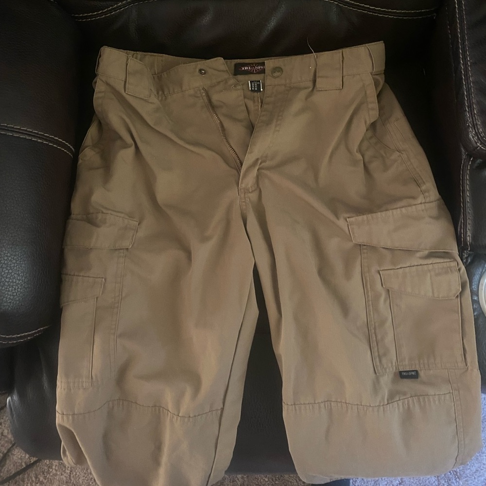 Dark tan Truspec tactical pants